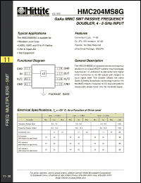 Click here to download HMC204MS8 Datasheet