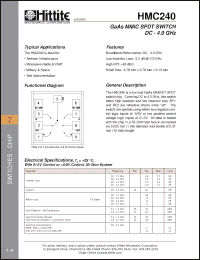 Click here to download HMC240 Datasheet