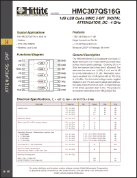 Click here to download HMC307 Datasheet