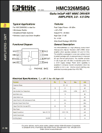 Click here to download HMC326MS8 Datasheet