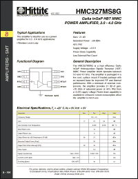 Click here to download HMC327MS8 Datasheet