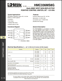 Click here to download HMC336MS8 Datasheet