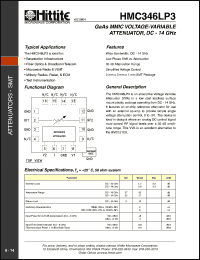 Click here to download HMC346LP3 Datasheet