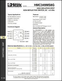Click here to download HMC349MS8G Datasheet