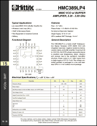 Click here to download HMC389LP4 Datasheet