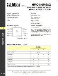 Click here to download HMC410MS8 Datasheet