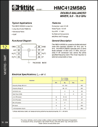 Click here to download HMC412MS8 Datasheet