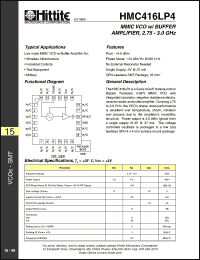 Click here to download HMC416LP4 Datasheet