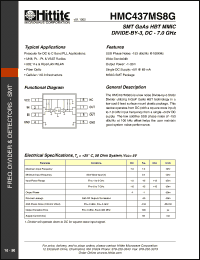 Click here to download HMC437MS8 Datasheet