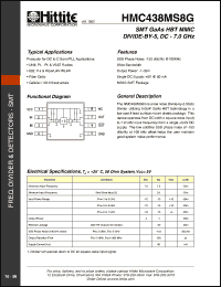 Click here to download HMC438MS8G Datasheet