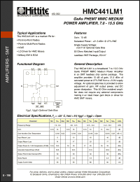 Click here to download HMC441LM1 Datasheet