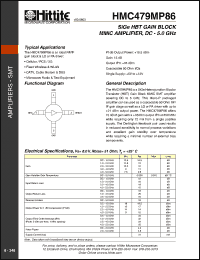 Click here to download HMC479MP86 Datasheet
