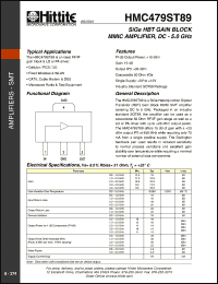 Click here to download HMC479ST89 Datasheet