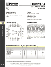 Click here to download HMC525LC4 Datasheet