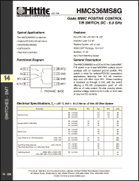 Click here to download HMC536MS8G Datasheet
