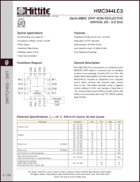 Click here to download HMC344LC3 Datasheet