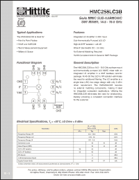 Click here to download HMC258LC3 Datasheet