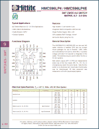 Click here to download HMC596LP4E Datasheet