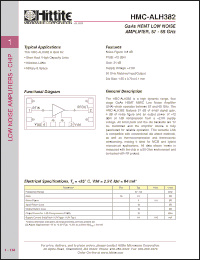 Click here to download HMC-ALH382 Datasheet