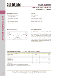 Click here to download HMC-ALH313 Datasheet