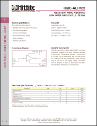 Click here to download HMC-ALH102 Datasheet