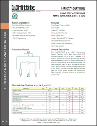 Click here to download HMC740ST89_09 Datasheet