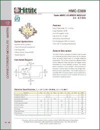 Click here to download HMC-C009 Datasheet