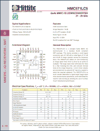Click here to download HMC571LC5 Datasheet