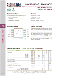 Click here to download HMC284MS8G_07 Datasheet