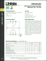 Click here to download HMC300LM1_01 Datasheet
