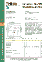 Click here to download HMC743LP6CE Datasheet