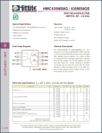 Click here to download HMC435MS8G_07 Datasheet