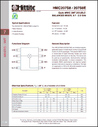 Click here to download 207S8E Datasheet