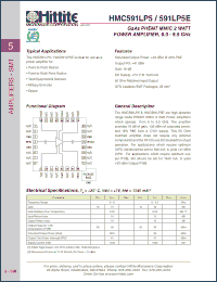 Click here to download HMC591LP5E Datasheet