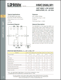 Click here to download HMC268LM1_01 Datasheet