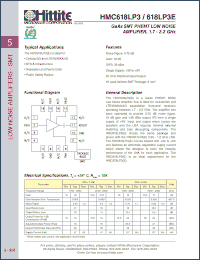 Click here to download HMC618LP3 Datasheet