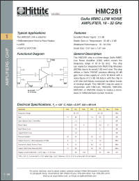 Click here to download HMC281_00 Datasheet