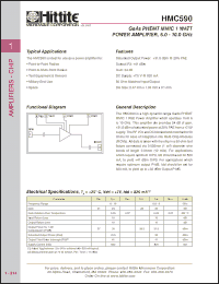 Click here to download HMC590 Datasheet