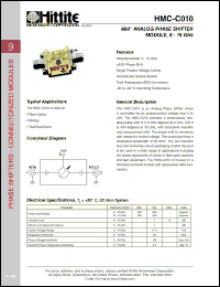 Click here to download HMC-C010 Datasheet