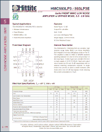 Click here to download HMC593LP3 Datasheet