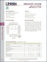 Click here to download HMC431LP4_06 Datasheet