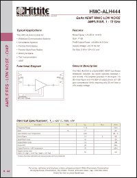 Click here to download HMC-ALH444 Datasheet