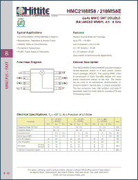 Click here to download HMC218MS8_06 Datasheet