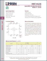 Click here to download HMC144LH5 Datasheet