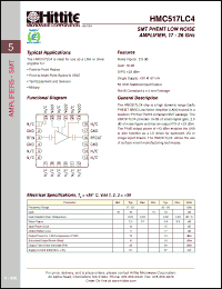 Click here to download HMC517LC4 Datasheet