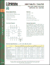 Click here to download HMC758LP3 Datasheet