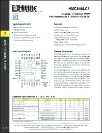 Click here to download HMC848LC5 Datasheet