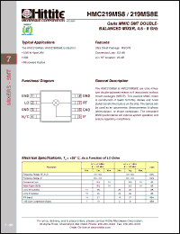 Click here to download 219MS8E Datasheet