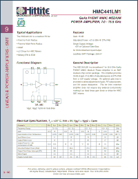 Click here to download HMC441LM1_07 Datasheet