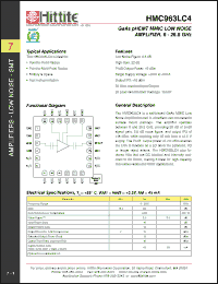 Click here to download HMC963LC4 Datasheet